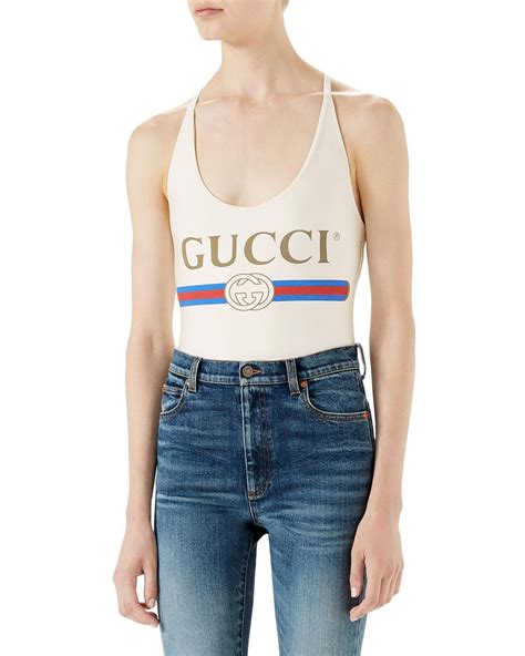 gucci undershirt|gucci logo bodysuit.